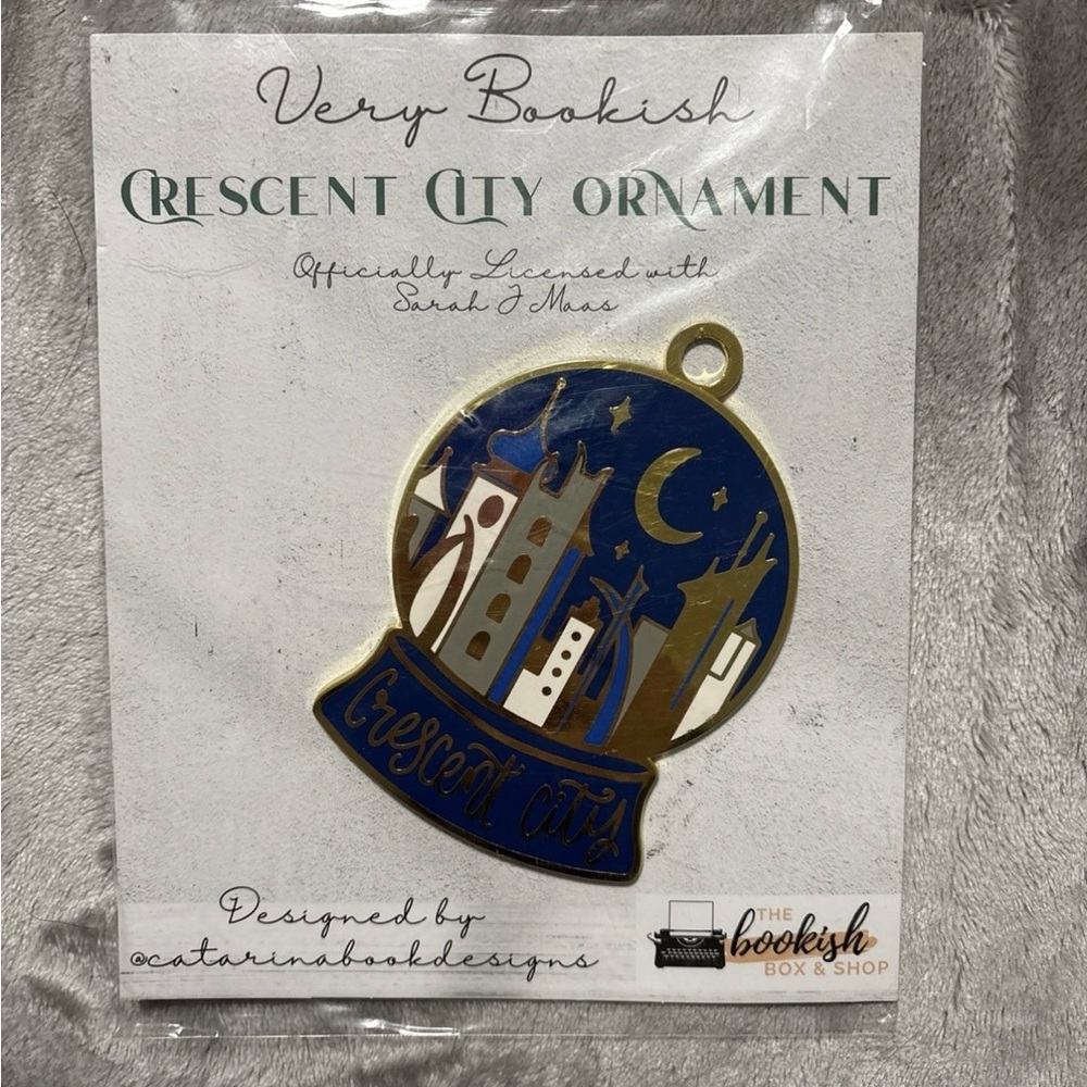 The Bookish Box Crescent City Metal Ornament